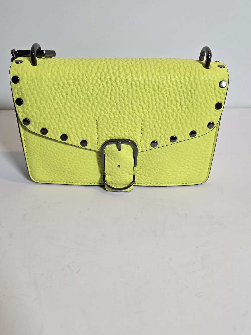 Rebecca Minkoff Neon Yellow Studded Bag